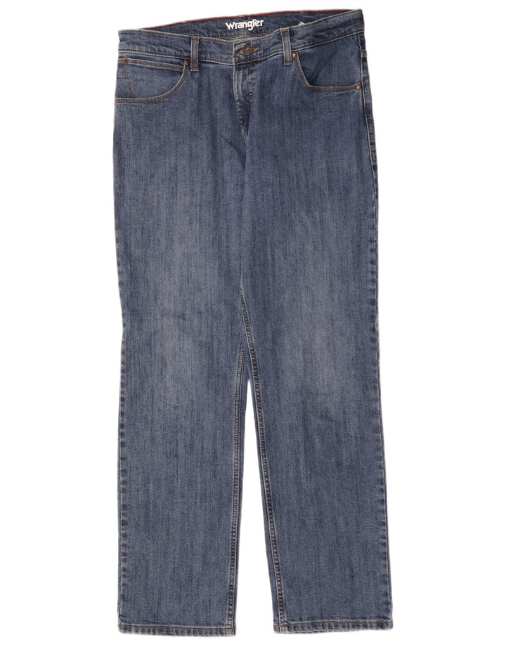 Vaqueros Wrangler Hombre Rectos W35 L32 Algodón Azul