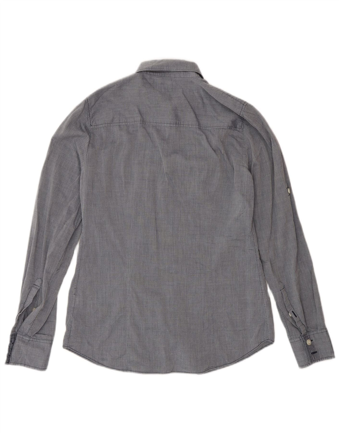 J. Crew Camisa extragrande para mujer UK 6 XS Algodón gris