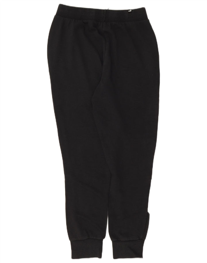 PUMA Mens Graphic Tracksuit Trousers Joggers Medium  Black Colourblock