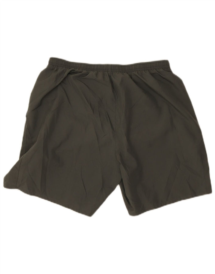 Nike - Pantalones cortos deportivos Dri Fit para hombre, poliéster verde grande