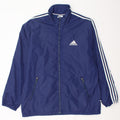 Adidas Mens Chándal Top Chaqueta Grande Azul Marino