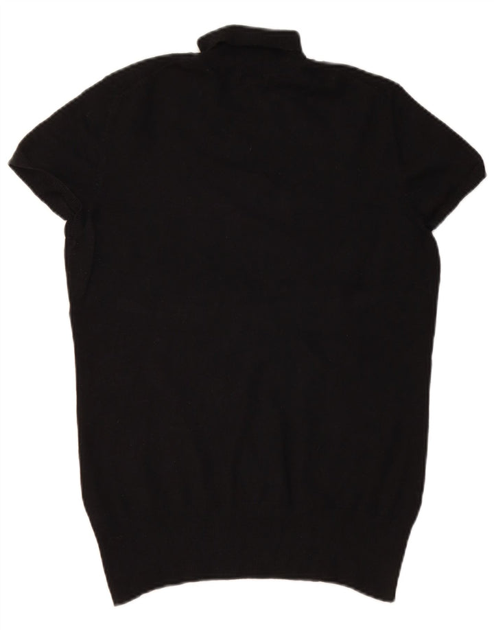 Massimo Dutti Jersey con cuello vuelto para mujer, talla 40, talla M, color negro