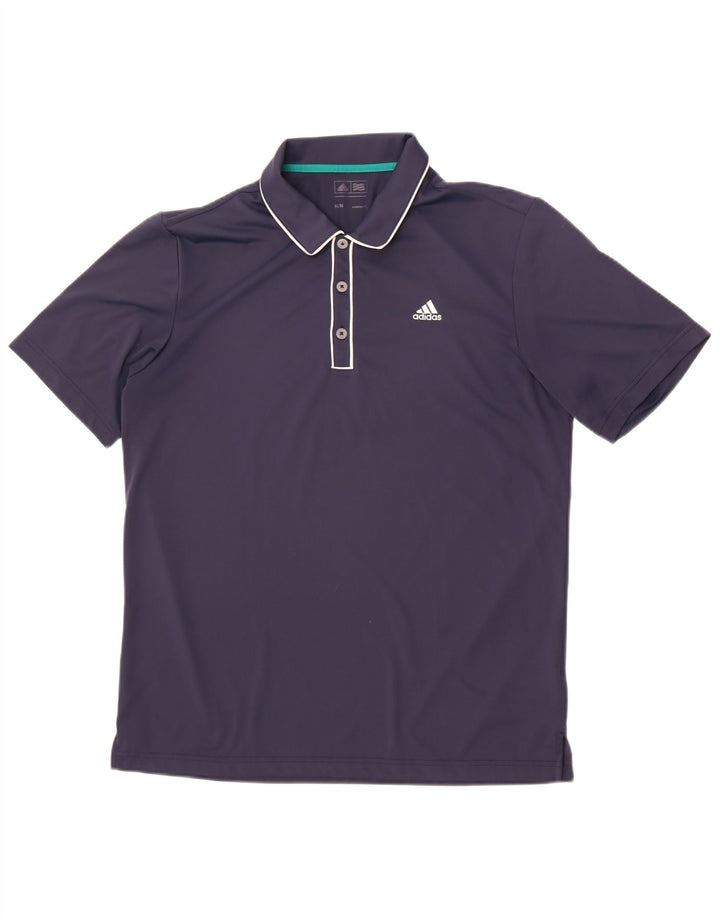 Polo Adidas Hombre Mediano Azul Marino Poliéster