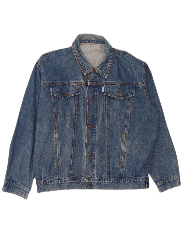 Rancheros Chaqueta Vaquera Para Hombre UK 40 Large Azul