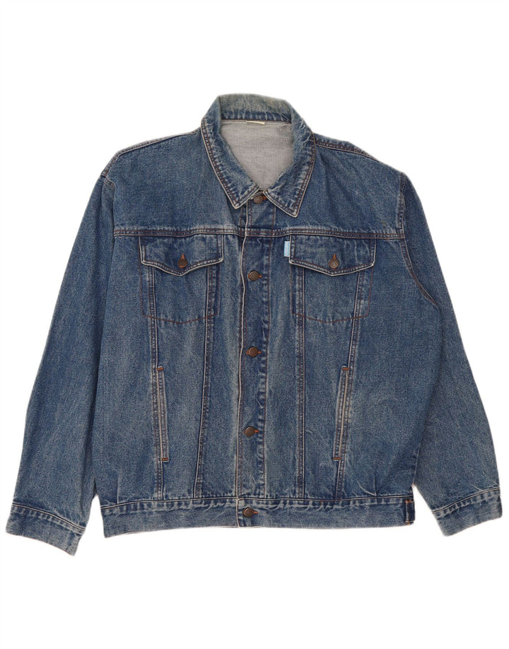 Rancheros Chaqueta Vaquera Para Hombre UK 40 Large Azul