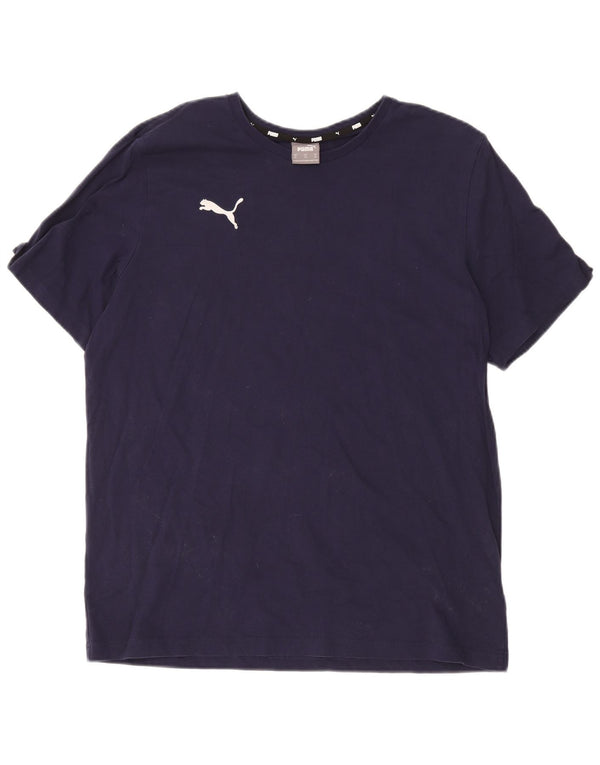 Camiseta Puma Hombre Top XL Azul Marino Algodón