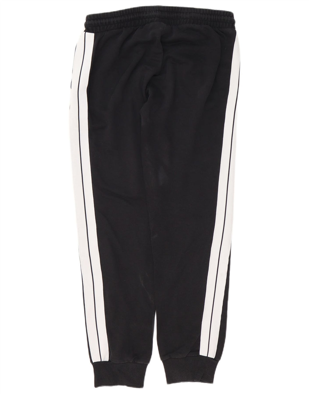 ELLESSE Hombre Pantalones De Chándal Joggers Large Negro Colorblock Algodón