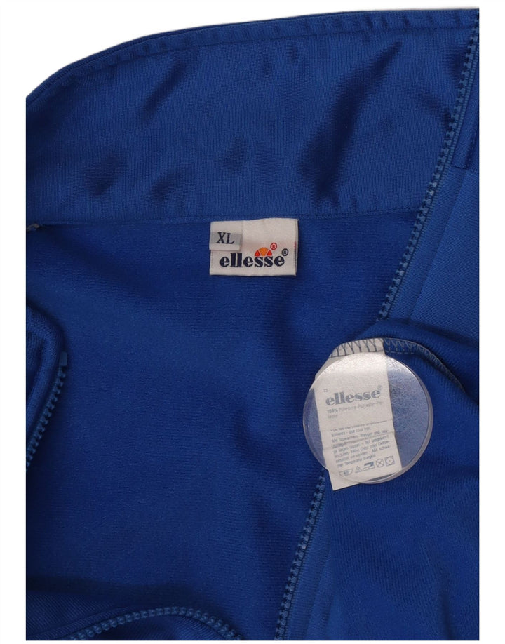 Ellesse Hombre Chándal Top Jacket XL Azul Colorblock Poliéster