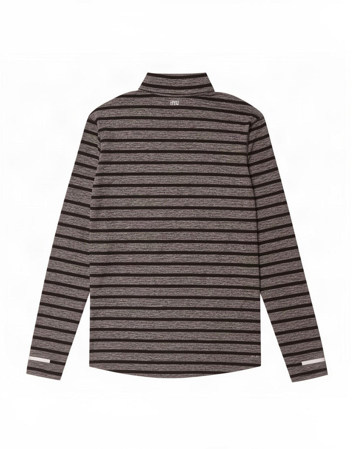 Nike Dri Fit - Chándal con cremallera y cuello para hombre, talla grande, color gris a rayas
