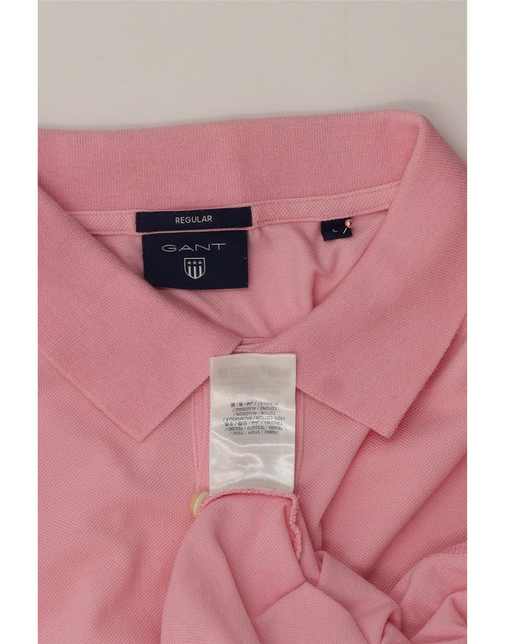 GANT Polo Regular Fit De Algodón Rosa Grande Para Hombre