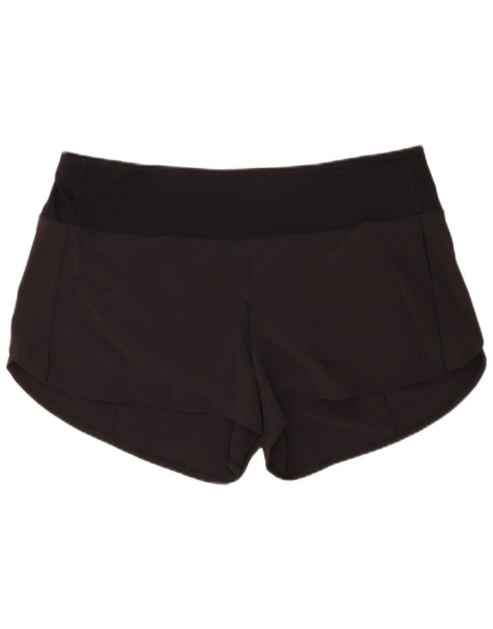 Lululemon Pantalones cortos deportivos para mujer US 18 2XL Poliéster negro
