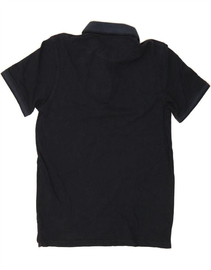 JACK & JONES Mens Polo Shirt Large Navy Blue Cotton Vintage Jack & Jones and Second-Hand Jack & Jones from Messina Hembry 
