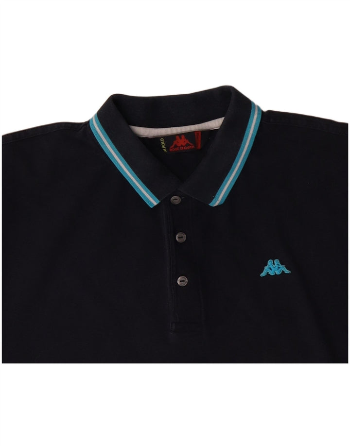 KAPPA Polo Hombre 2XL Azul Marino Algodón