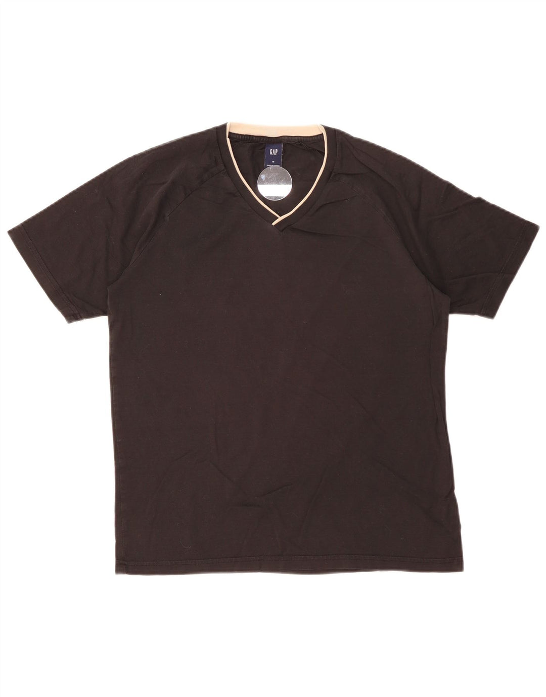 Camiseta Gap Hombre Top Medium Negro Algodón