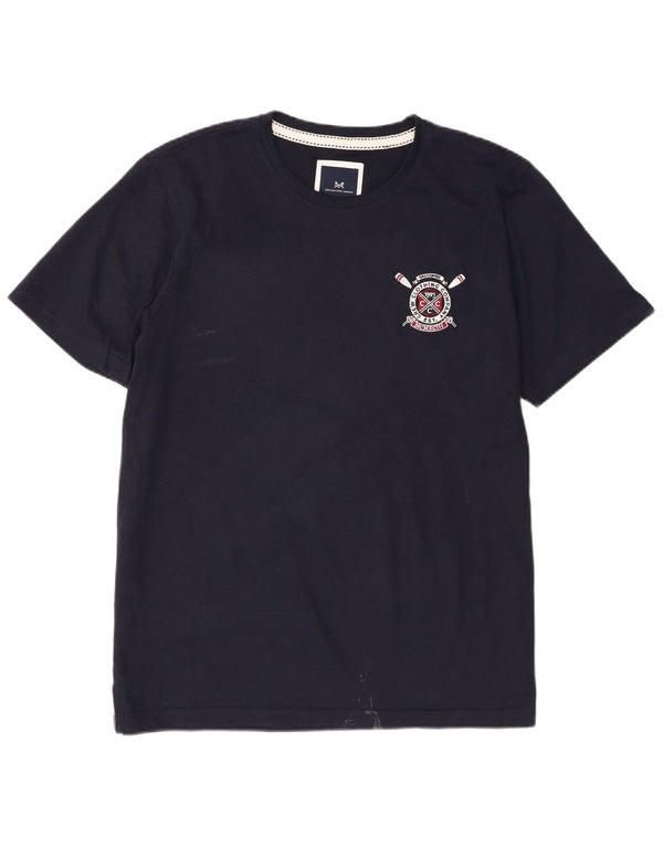 Crew Clothing Camiseta para hombre Top XL Azul marino Algodón