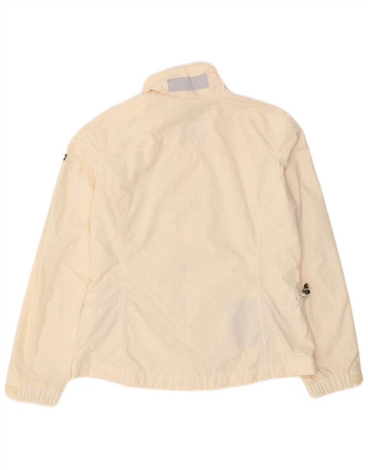 Napapijri Chubasquero Mujer UK 40 XL Poliamida Blanco Roto