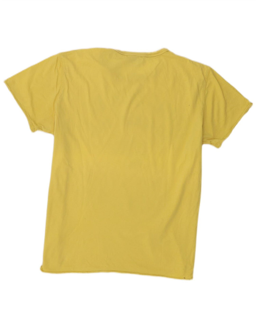 Diesel Hombre Camiseta Gráfica Top XL Amarillo