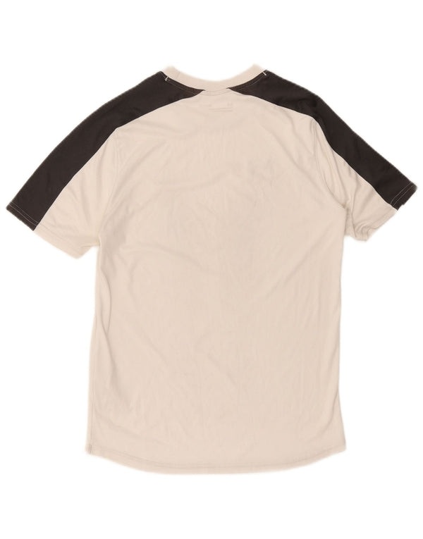 Under Armour Hombre Camiseta Top Small Blanco Colorblock Poliéster