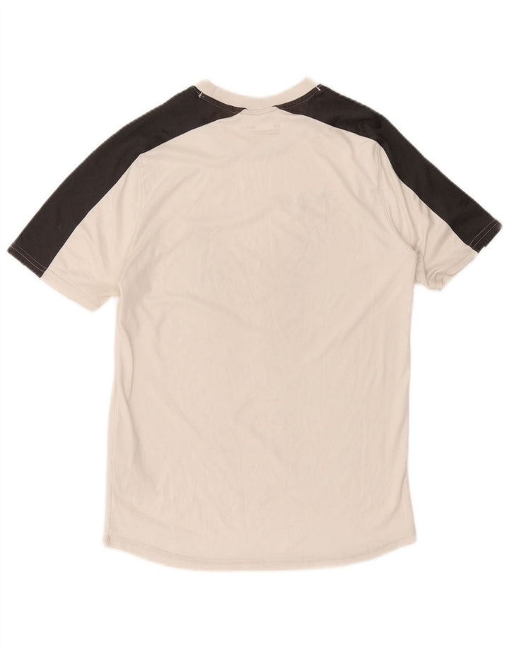 Under Armour Hombre Camiseta Top Small Blanco Colorblock Poliéster
