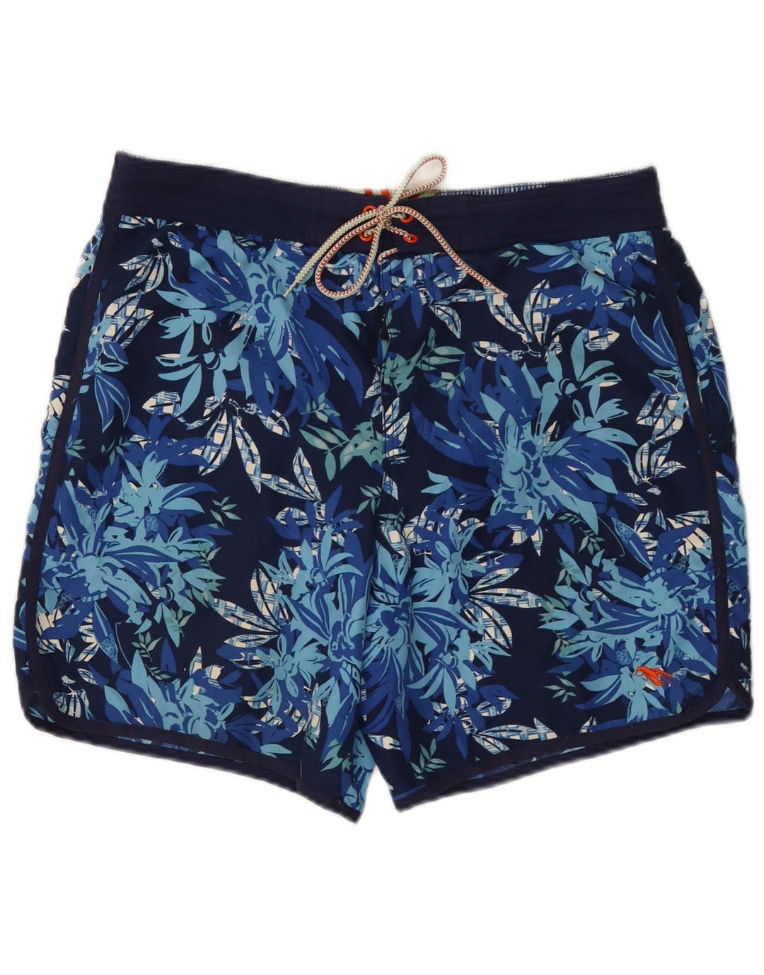 Ted Baker - Bañador para hombre, talla 4, grande, poliéster floral, color azul marino
