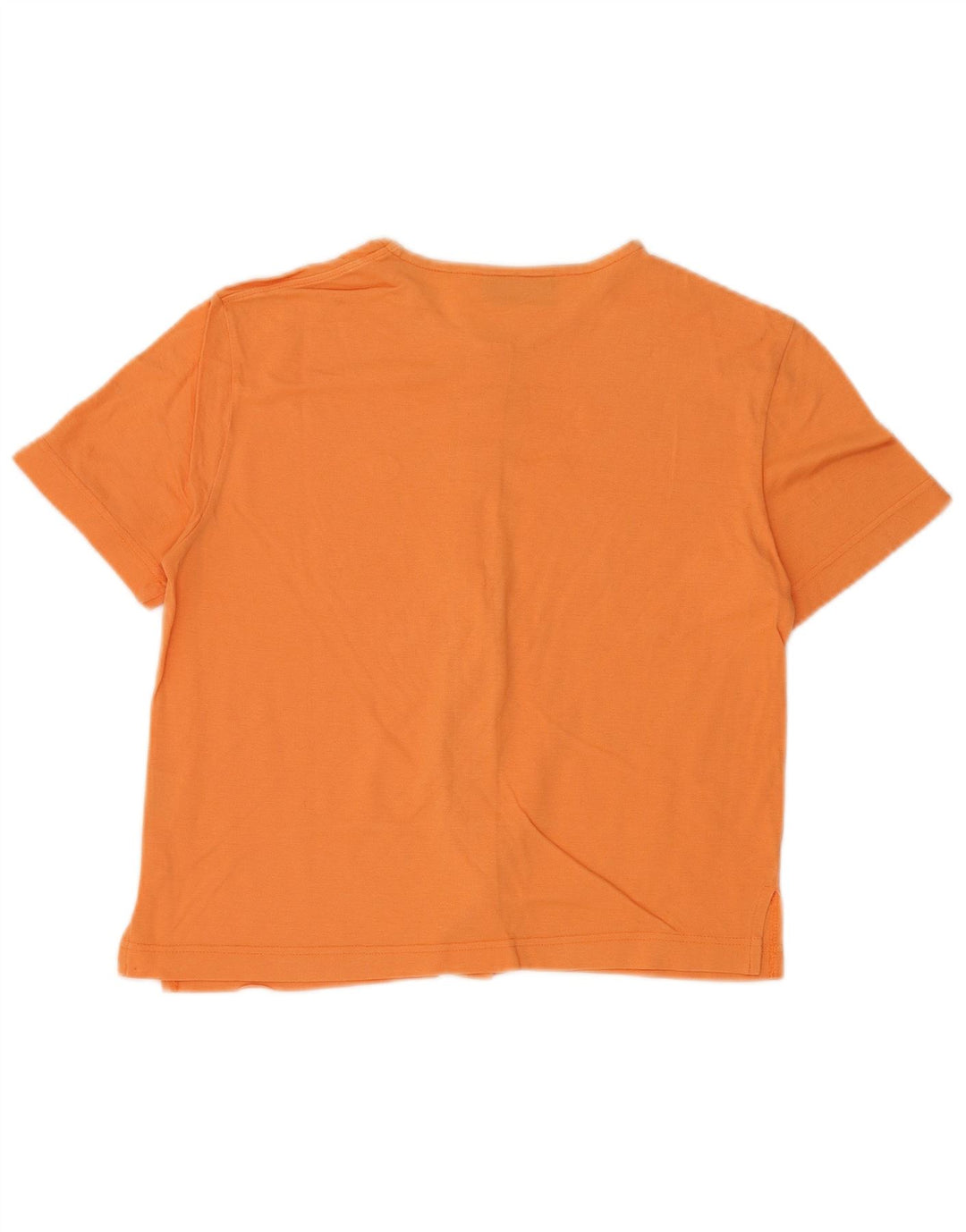 SERGIO TACCHINI Blusa camisera de manga corta para mujer UK 44 Naranja medio