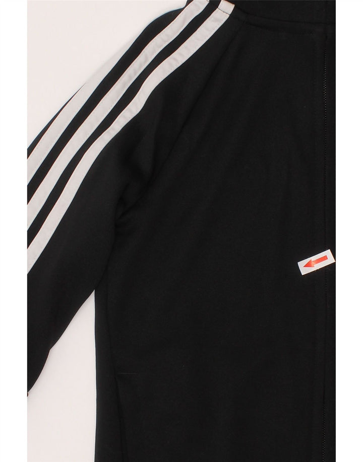 Adidas Chicos Aeroready Chándal Top Chaqueta 7-8 Años Negro Poliéster