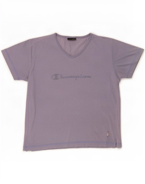 Champion Camiseta gráfica para mujer Top UK 12 Medium Purple