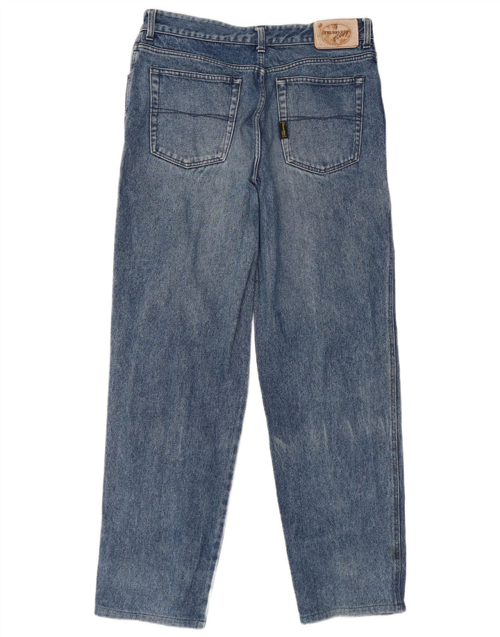 Vaqueros Trussardi Hombre Rectos IT 52 XL W38 L32 Algodón Azul