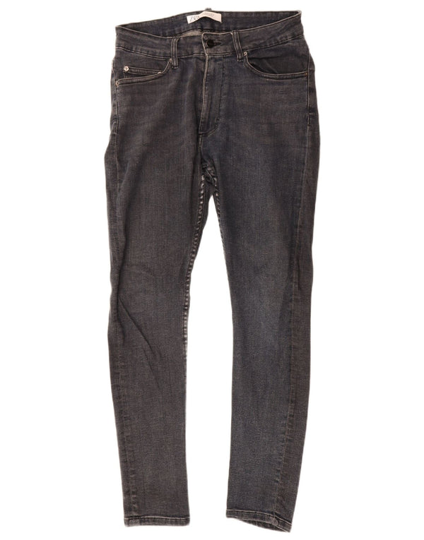Zara Mens Slim Jeans EU 40 Medium W31 L31 Azul Marino Algodón