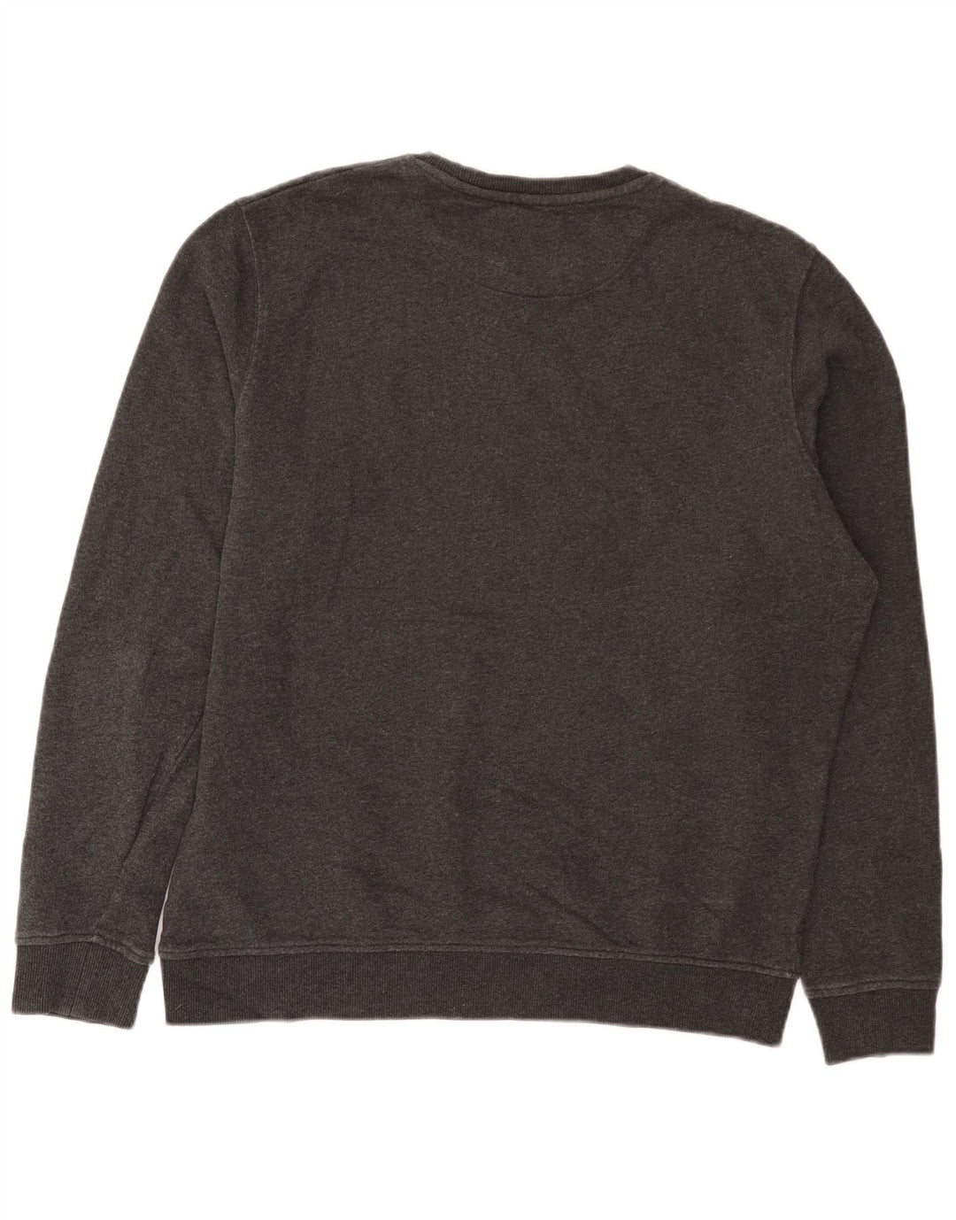 Lyle & Scott Hombre Sudadera Jumper Grande Gris Algodón