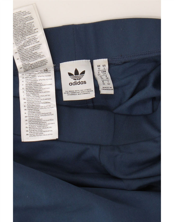 Adidas Leggings gráficos para mujer UK 10 Small Azul marino Poliéster