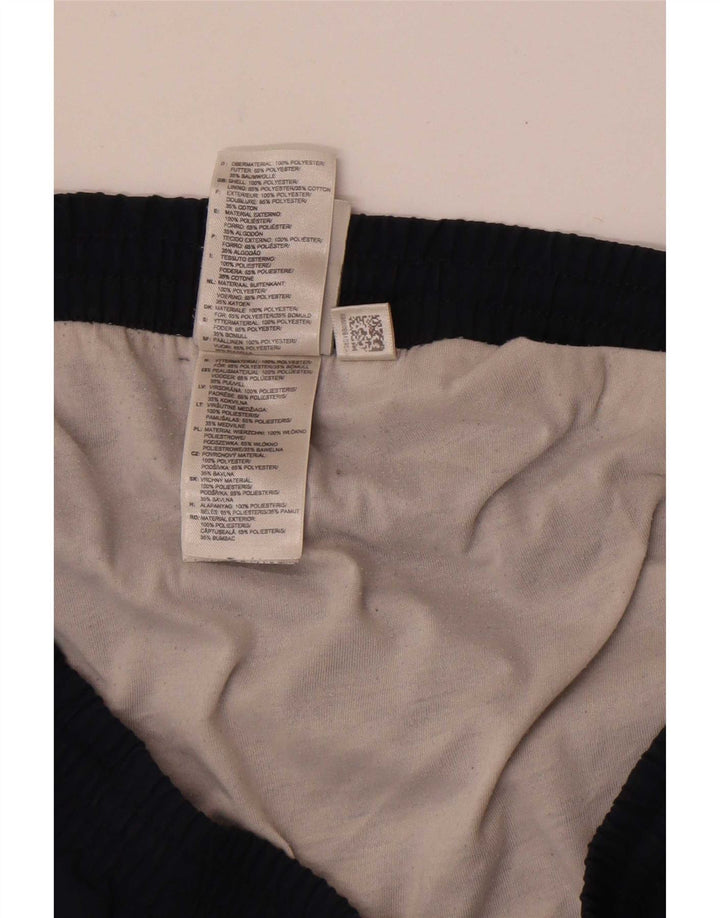 Adidas - Pantalones cortos deportivos para hombre, talla grande, poliéster, color azul marino