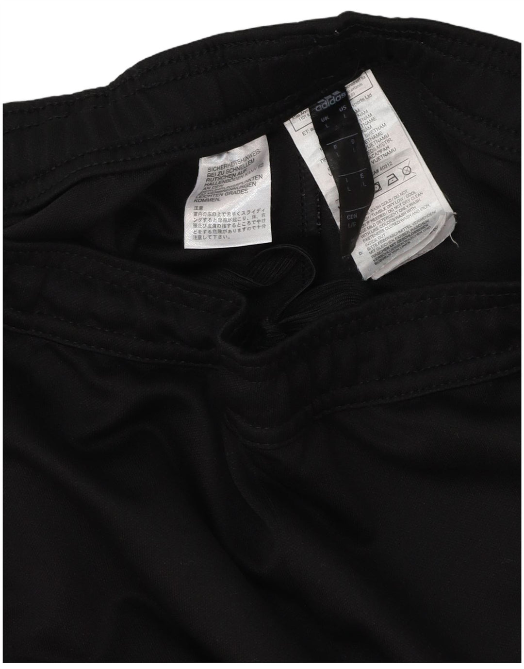 Pantalón De Chándal Adidas Hombre Grande Negro Poliéster