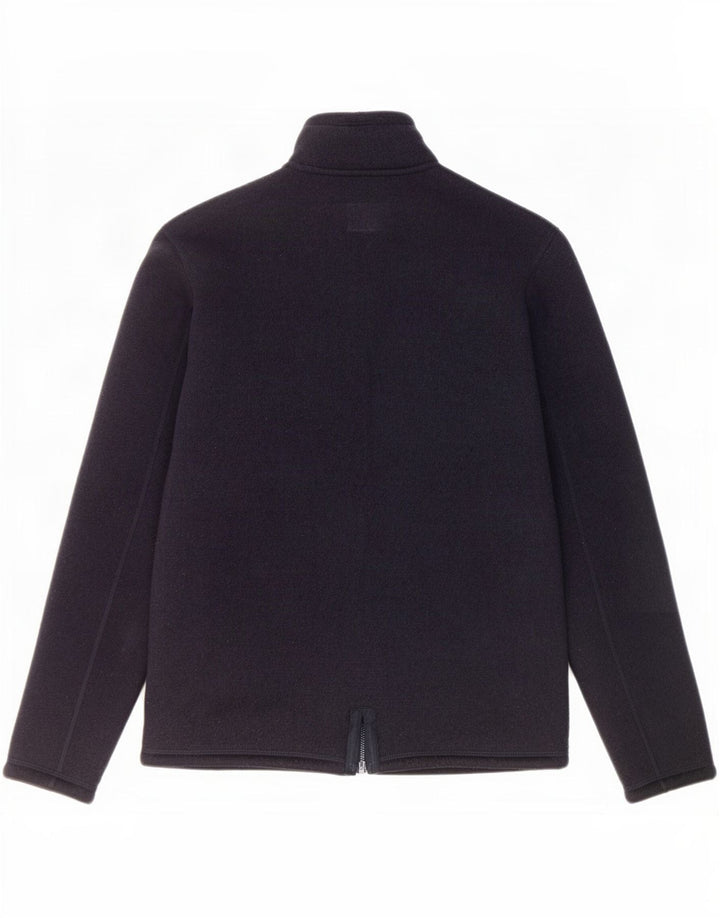 Marks & Spencer Chaqueta tipo chándal Sherpa para hombre Poliéster azul marino mediano