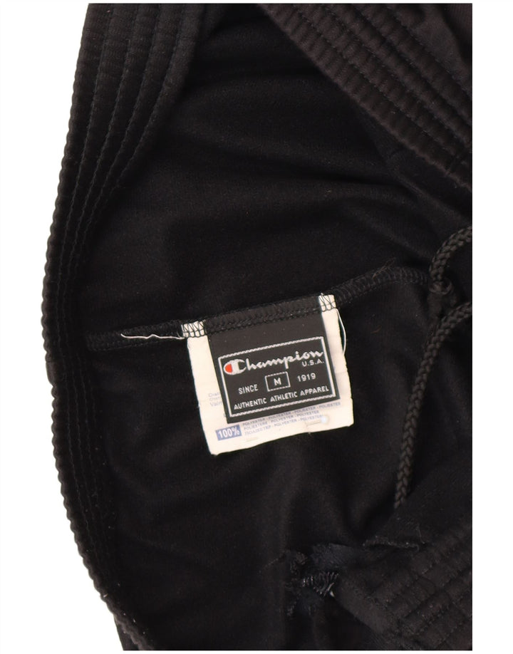 Champion Pantalones De Chándal Para Hombre Poliéster Negro Mediano