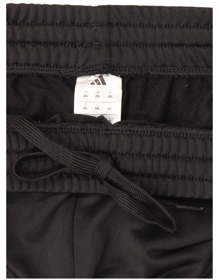 Adidas Pantalones de chándal para hombre Joggers 2XL Negro Poliéster