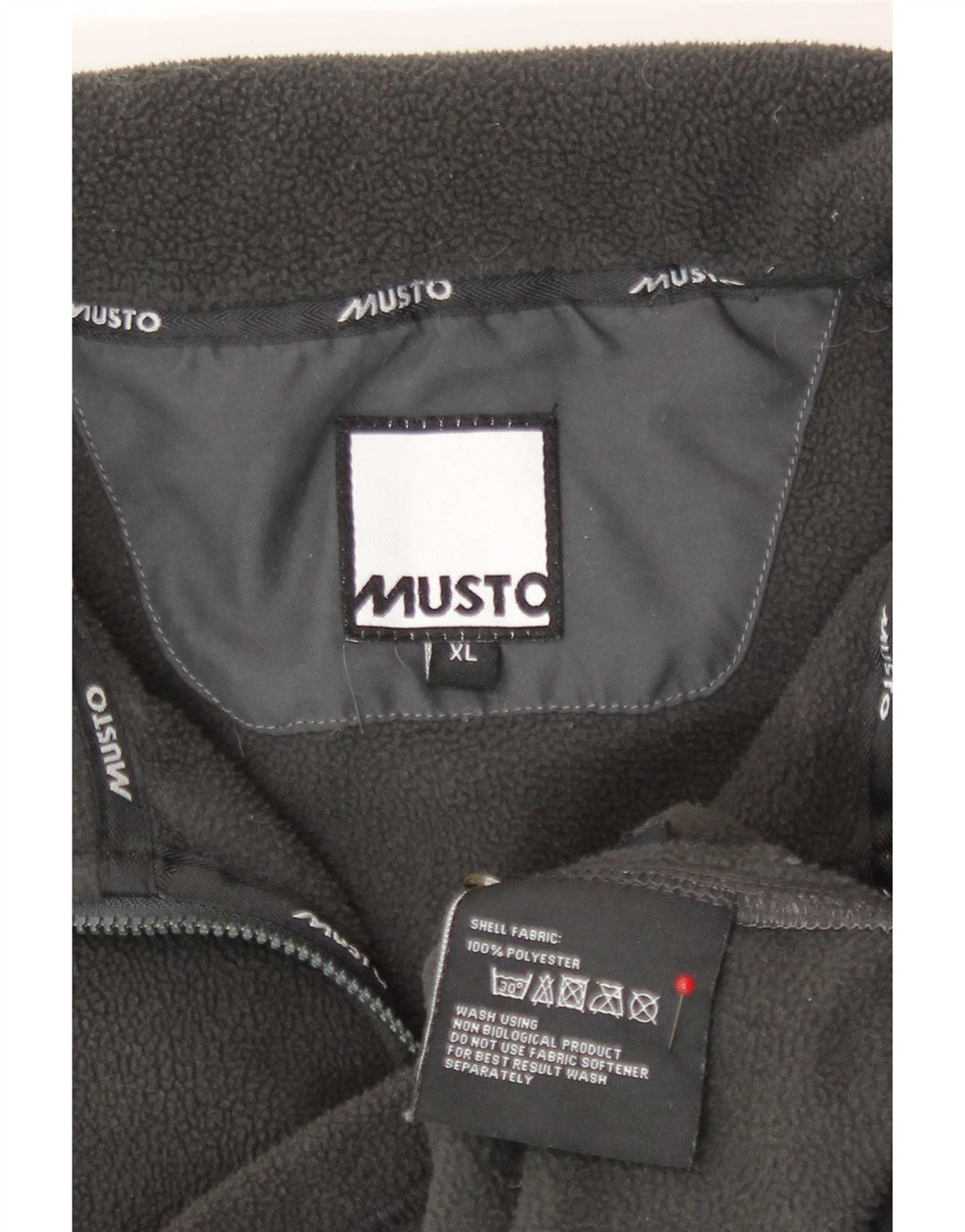Musto Chaqueta polar con forro para hombre UK 42 XL Poliéster gris