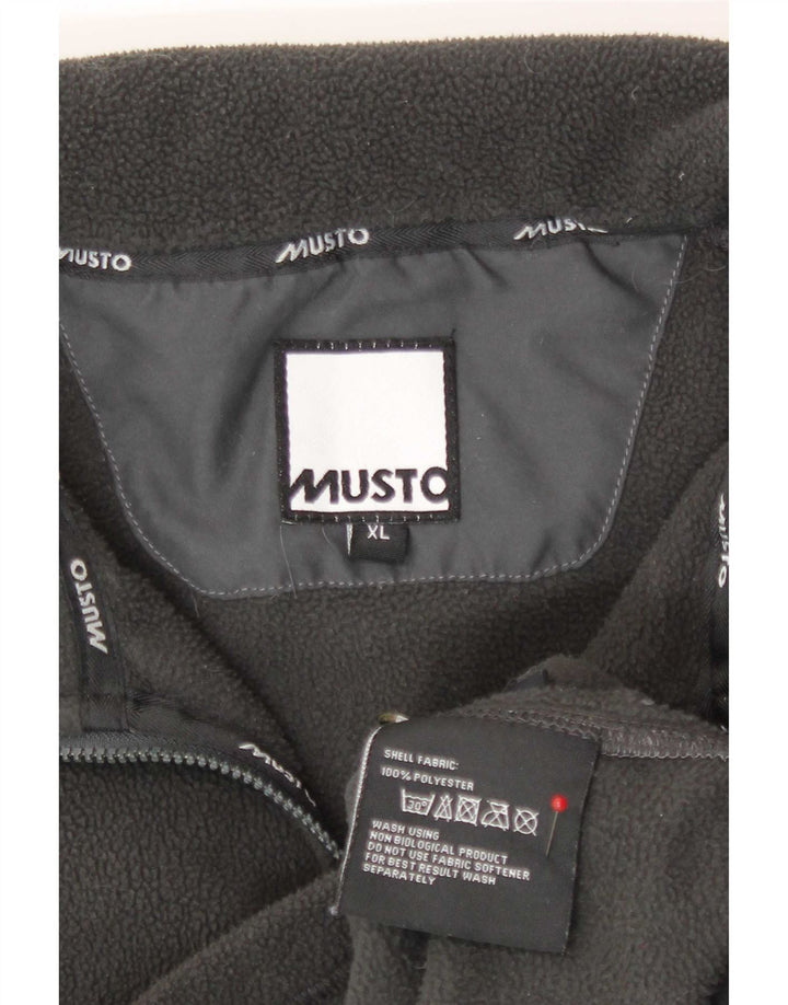 Musto Chaqueta polar con forro para hombre UK 42 XL Poliéster gris