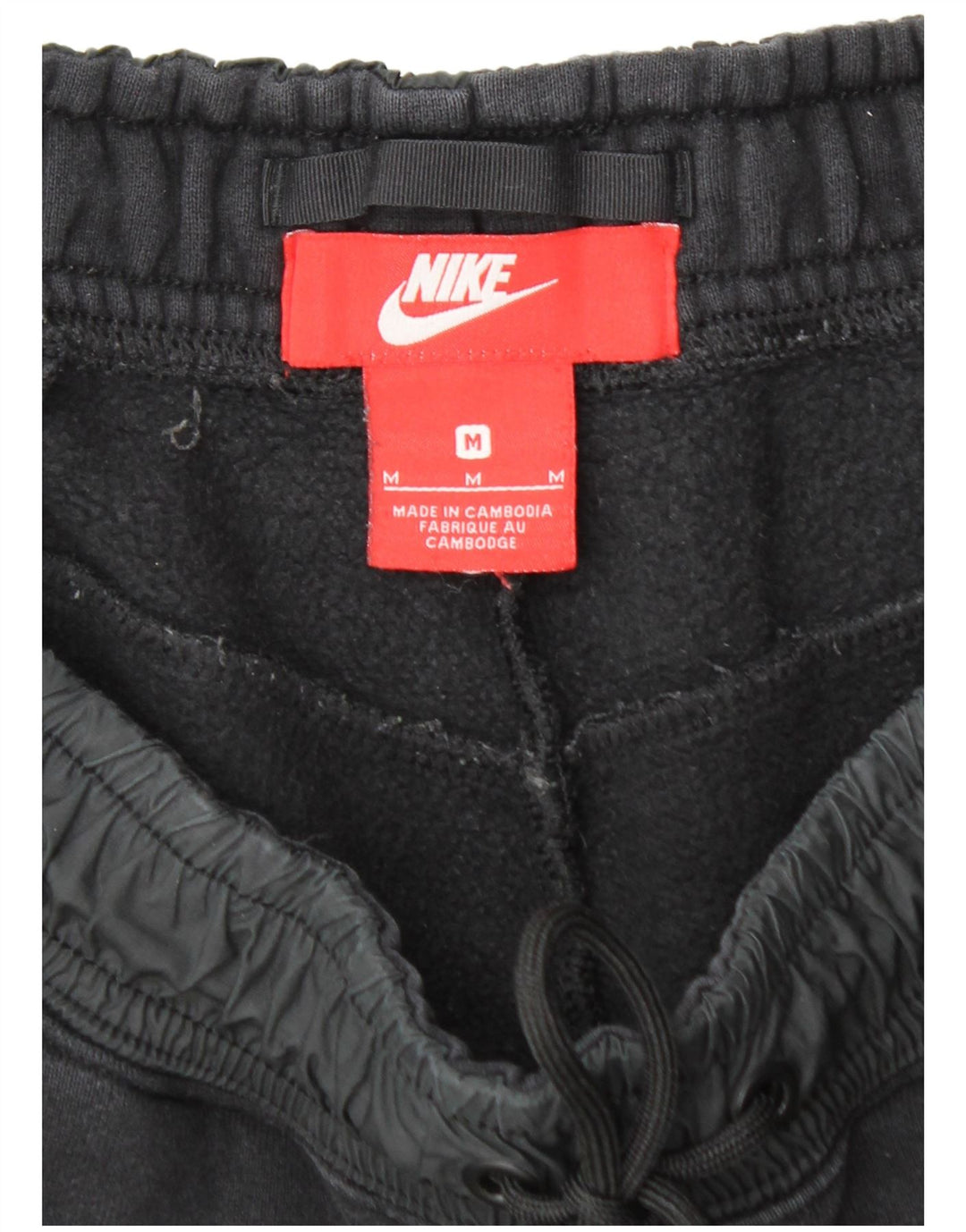 NIKE Hombre Pantalones de Chándal Joggers Medium Negro Algodón
