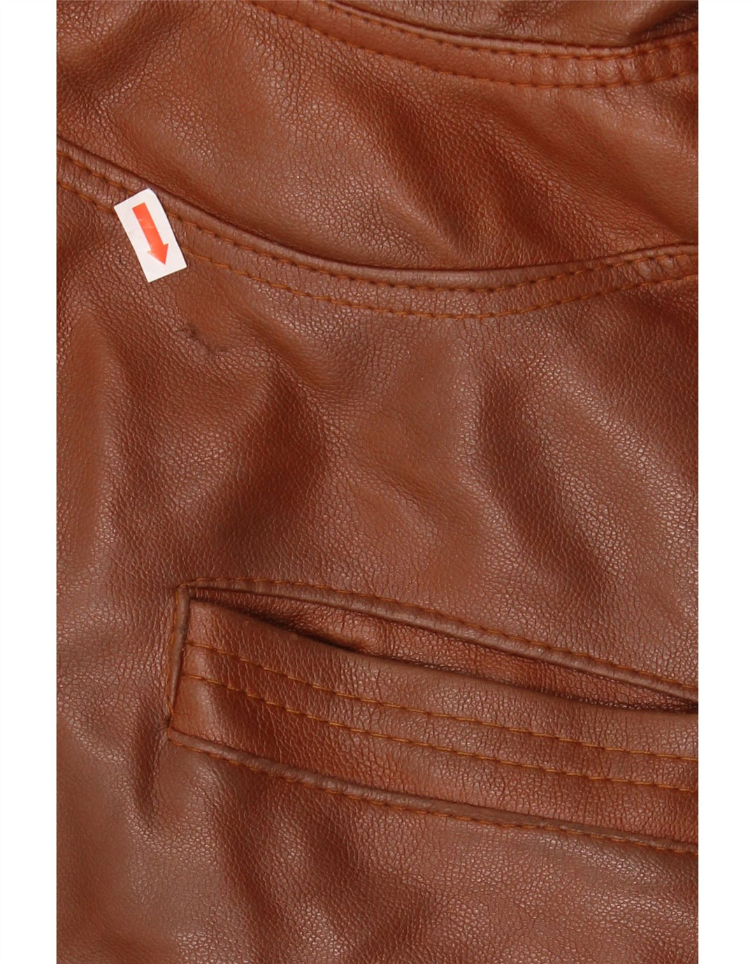 Chaqueta de cuero vintage para hombre Reino Unido 38 Marrón medio