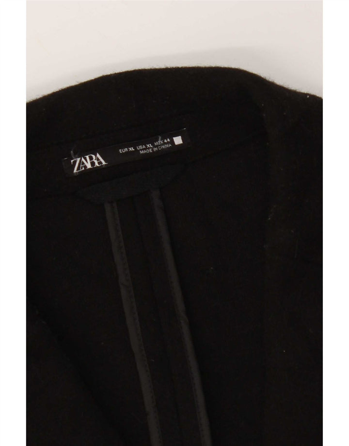 Zara Hombre Abrigo UK 42 XL Negro