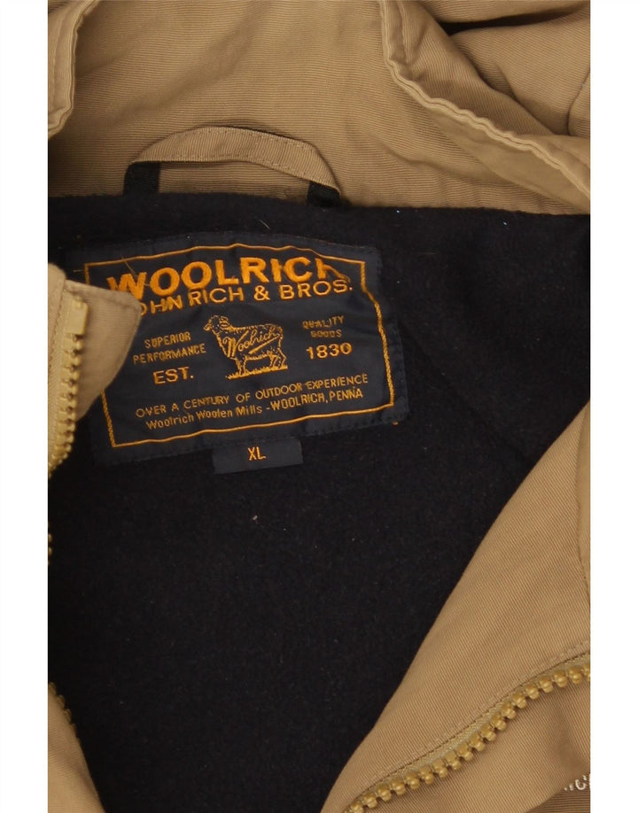 Woolrich Chaqueta utilitaria con capucha para hombre UK 42 XL Marrón