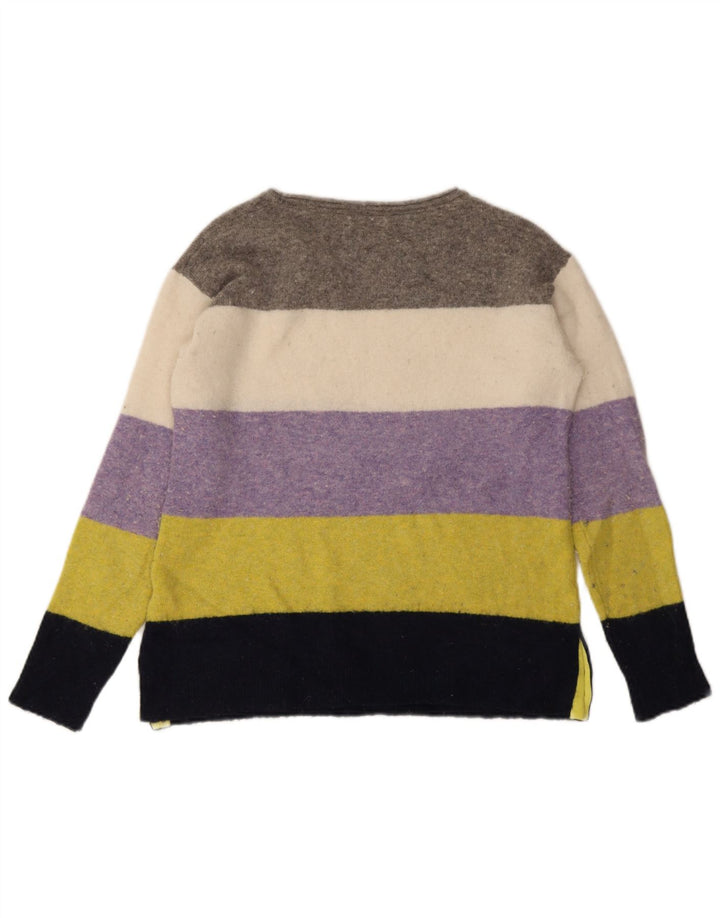 White Stuff Suéter tipo jersey con cuello barco para mujer, talla M, multicolor