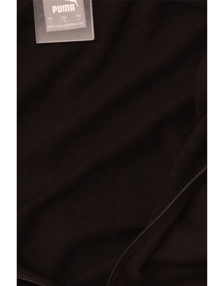 PUMA - Chaqueta de chándal con gráfico para hombre, talla grande, color negro