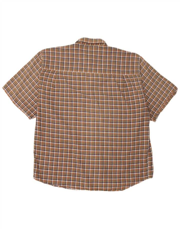 Camisa De Manga Corta Parforce Hombre 2XL Cuadros Multicolor