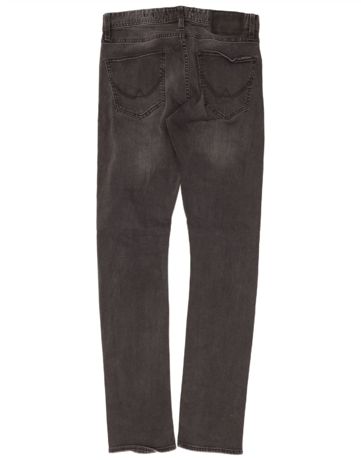 Superdry Vaqueros ajustados para hombre W29 L32 Algodón gris