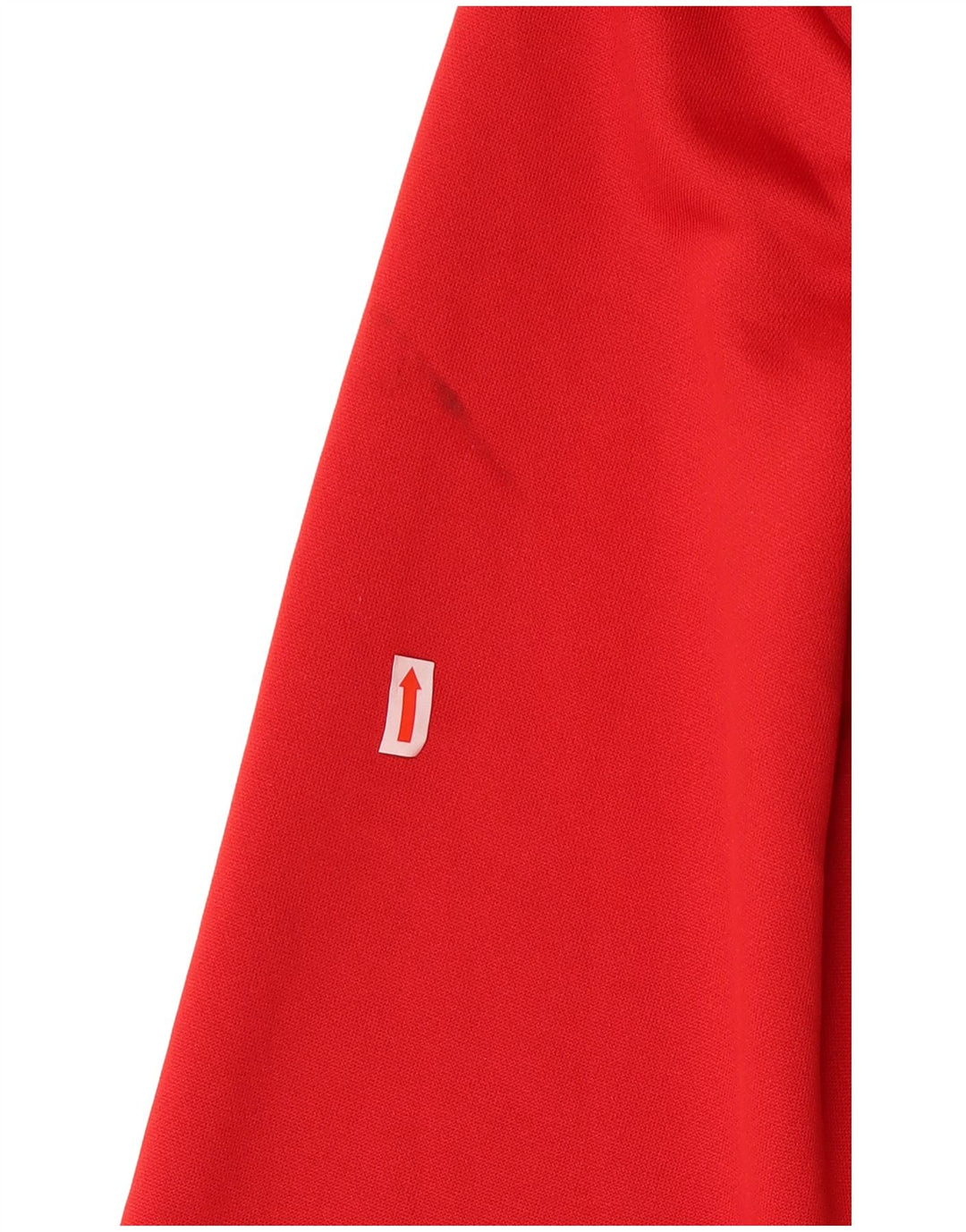 Adidas Hombre Chándal Top Chaqueta Medio Rojo Colorblock Poliéster