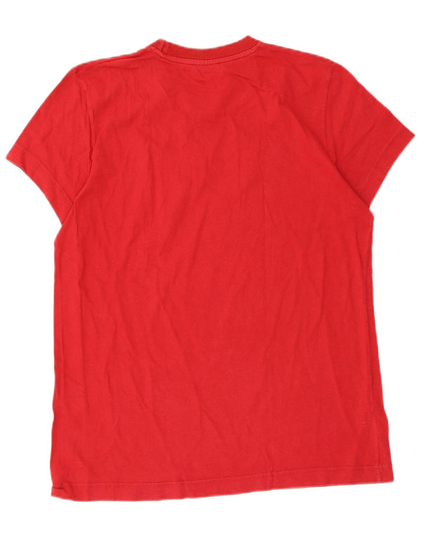 Levi's Camiseta gráfica para hombre Top Small Red Cotton