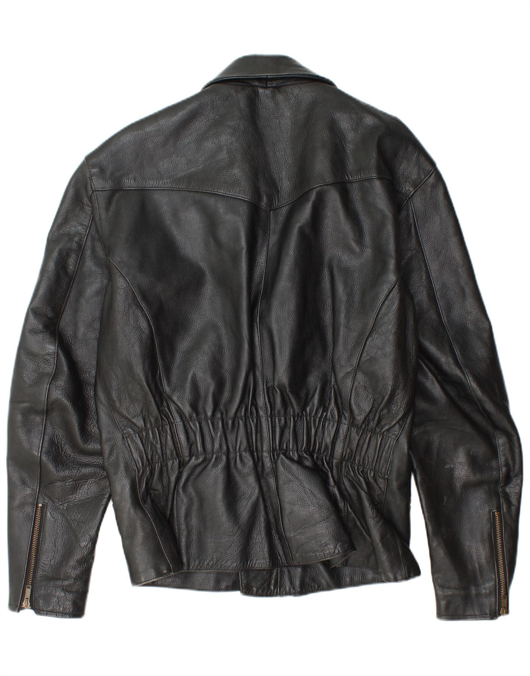 Takai - Chaqueta motera de piel para hombre, talla 40, color negro