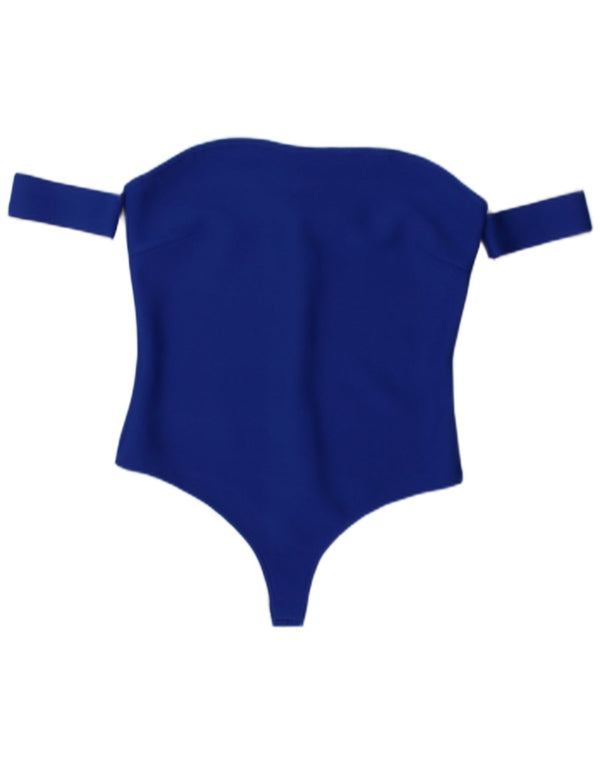 Karen Millen Body sin tirantes para mujer UK 44 Algodón azul grande